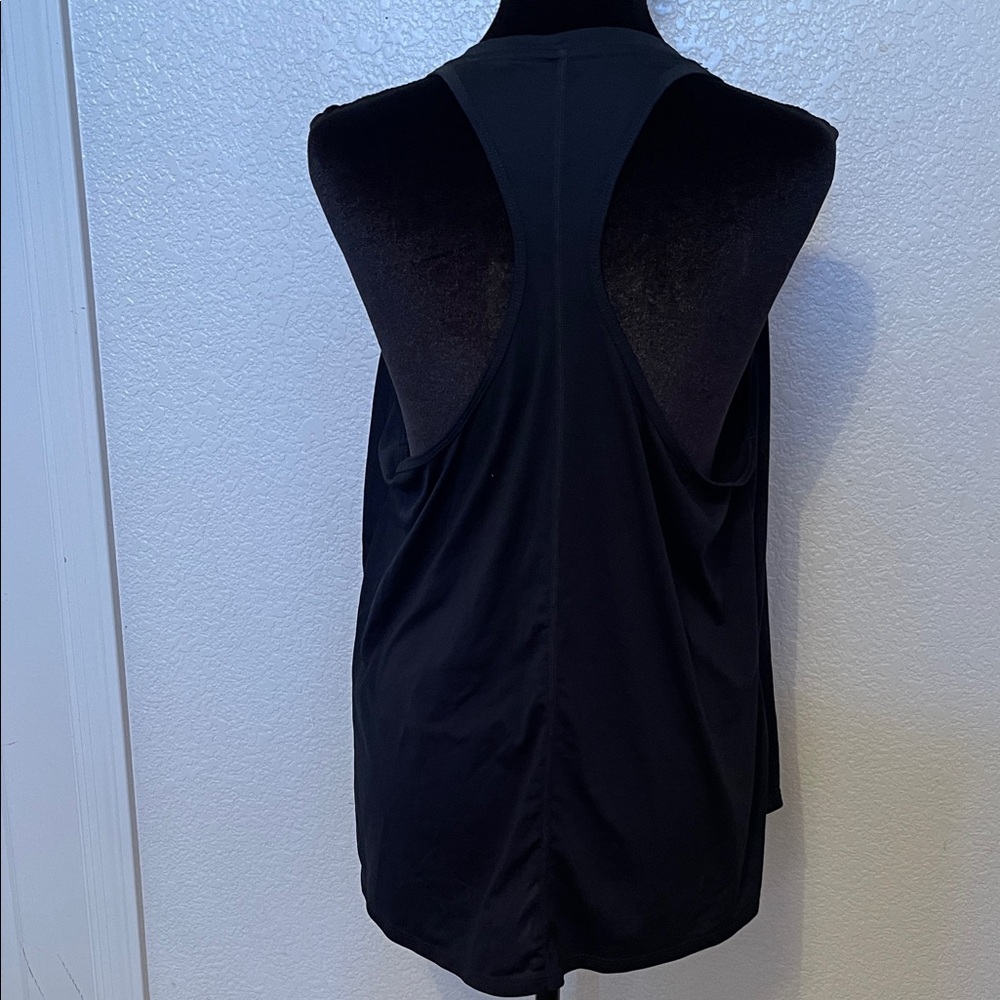 Nike Women's Black and White Tank Top - Picture 3 of 4